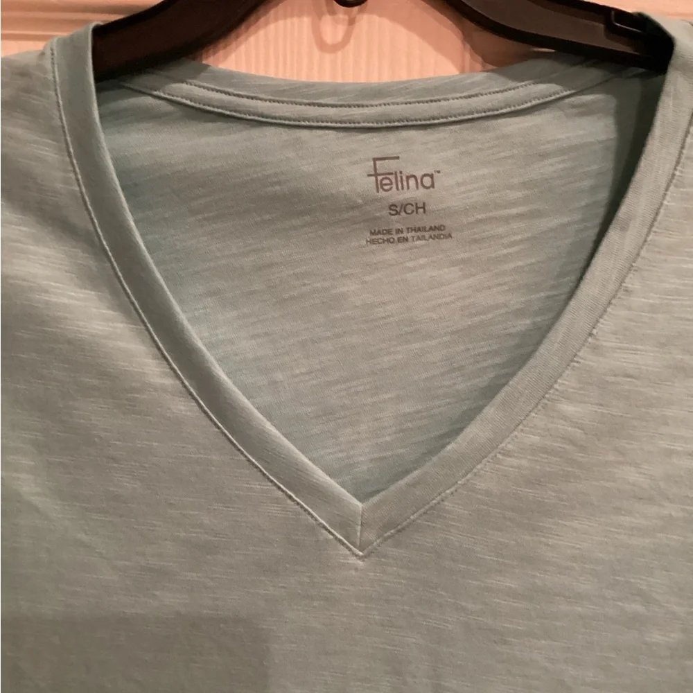 Felina T-shirt. V-Neck. Size Small - Picture 2 of 4